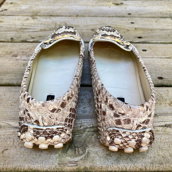 Louis Vuitton “Python” Logo Women’s Loafers - Picture 4 of 6